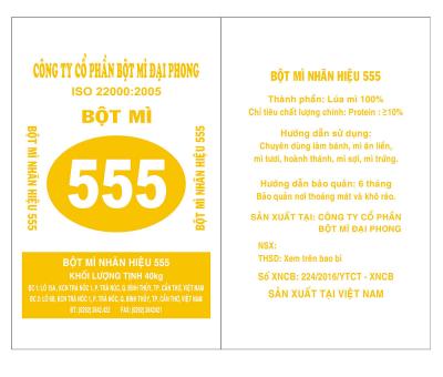 Bột mì nhãn hiệu 555